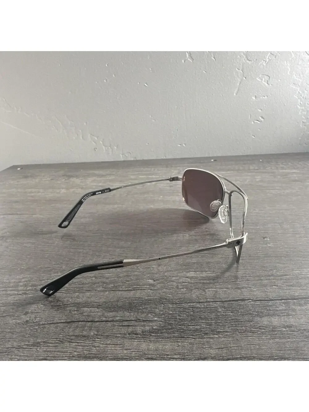 Spy Optic Leo Sunglasses Leo Black Silver Happy Lens FRAMES ONLY 63-12-130